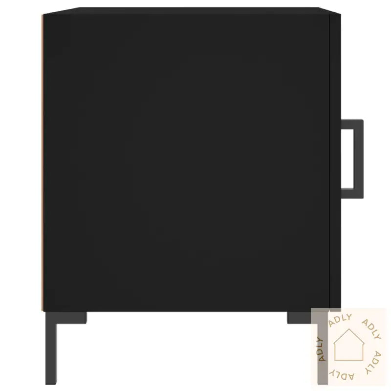 Nattbord Svart 40X40X50 Cm Konstruert Tre