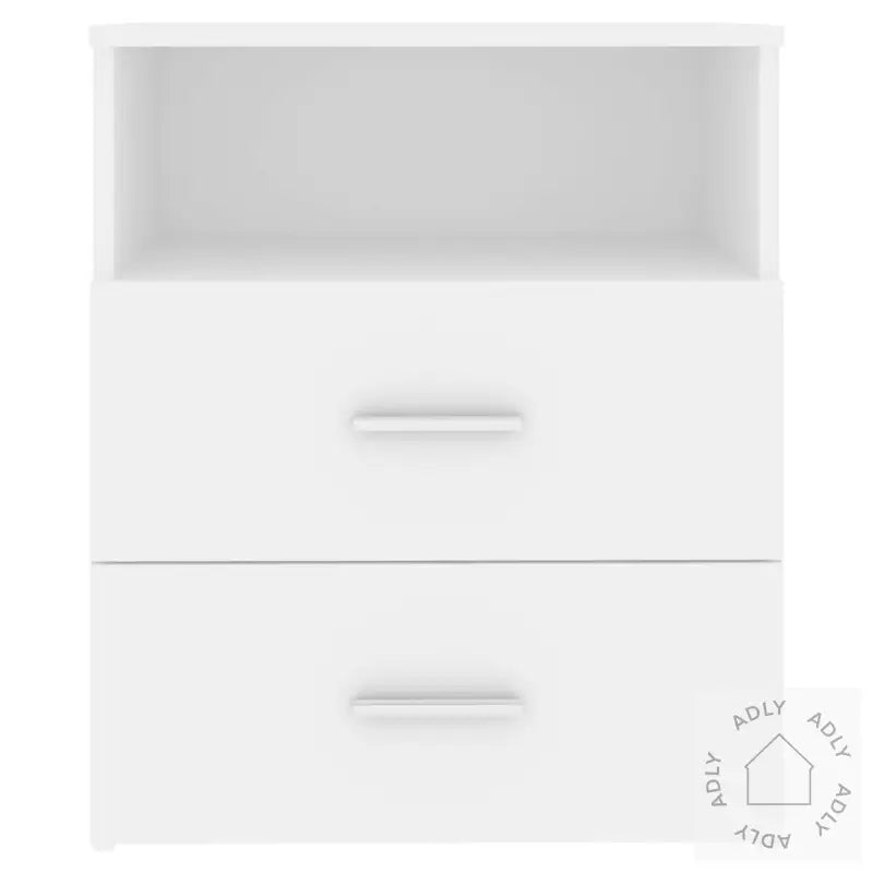 Nattbord Hvit 50X32X60 Cm