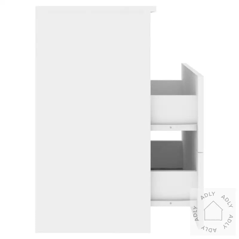 Nattbord 2 Stk Hvit 50X32X60 Cm