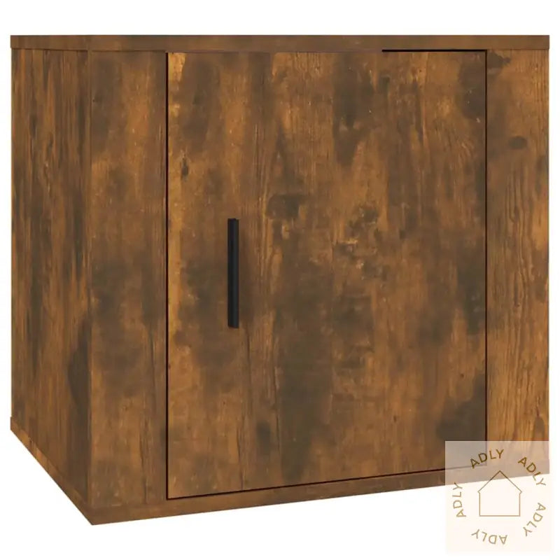 Nattbord 2 Stk Røkt Eik 50X39X47 Cm