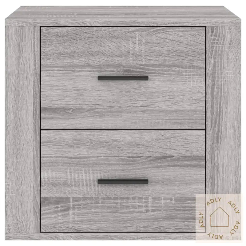 Nattbord Grå Sonoma 50X39X47 Cm