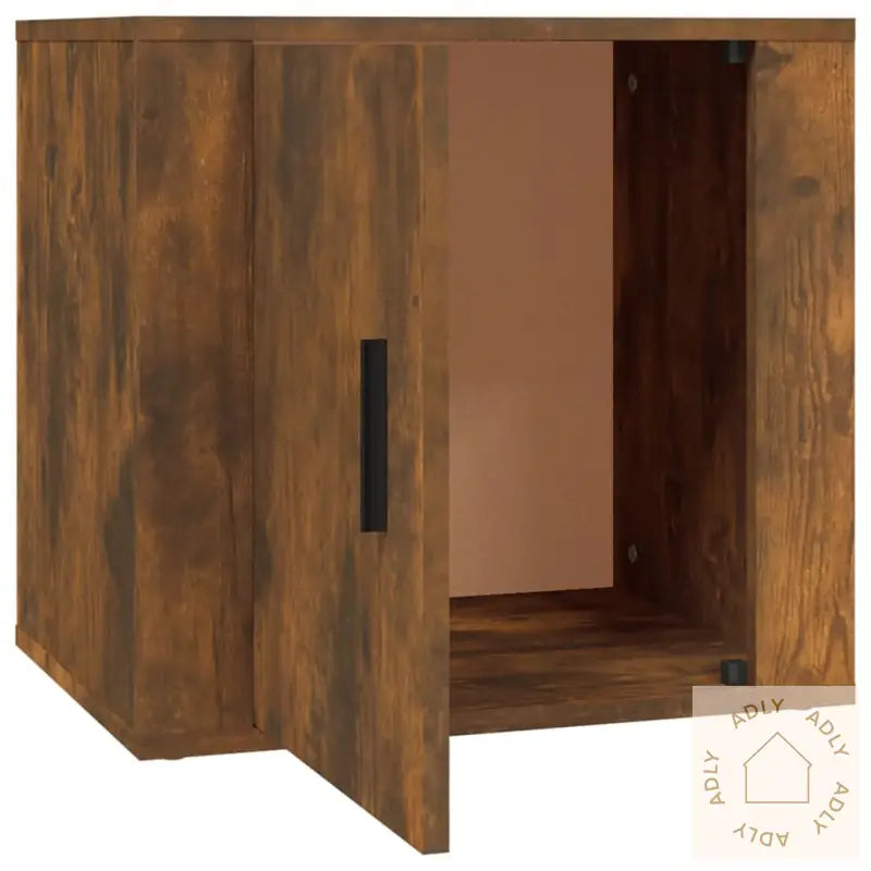 Nattbord 2 Stk Røkt Eik 50X39X47 Cm