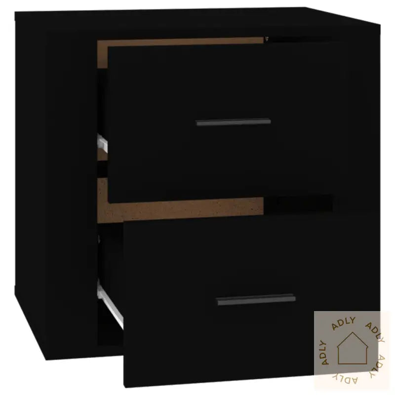 Nattbord Svart 50X39X47 Cm