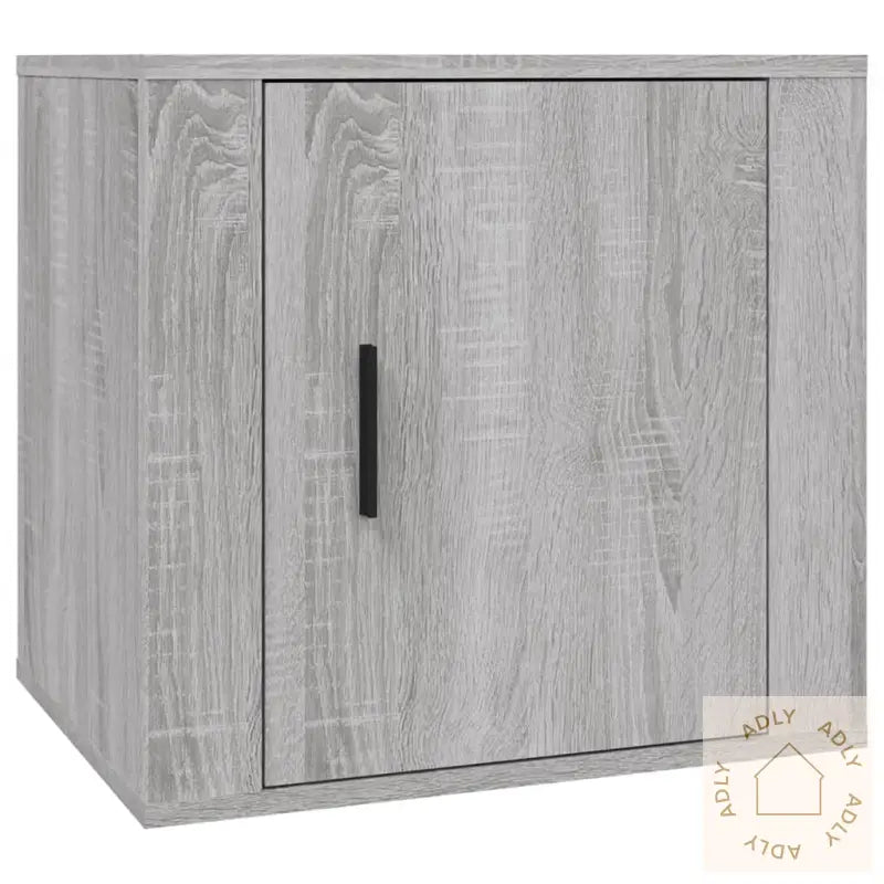 Nattbord 2 Stk Grå Sonoma 50X39X47 Cm