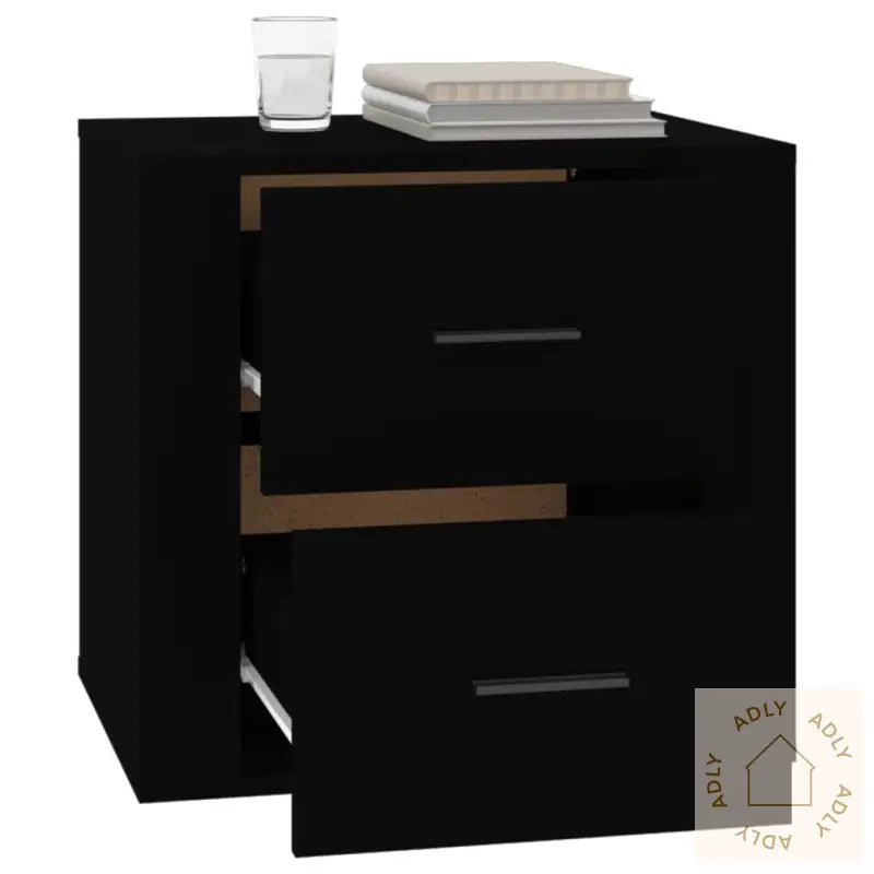 Nattbord Svart 50X39X47 Cm