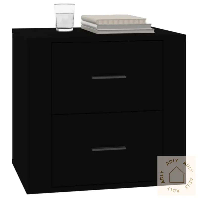Nattbord Svart 50X39X47 Cm