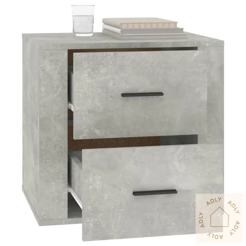 Nattbord Betonggrå 50X39X47 Cm
