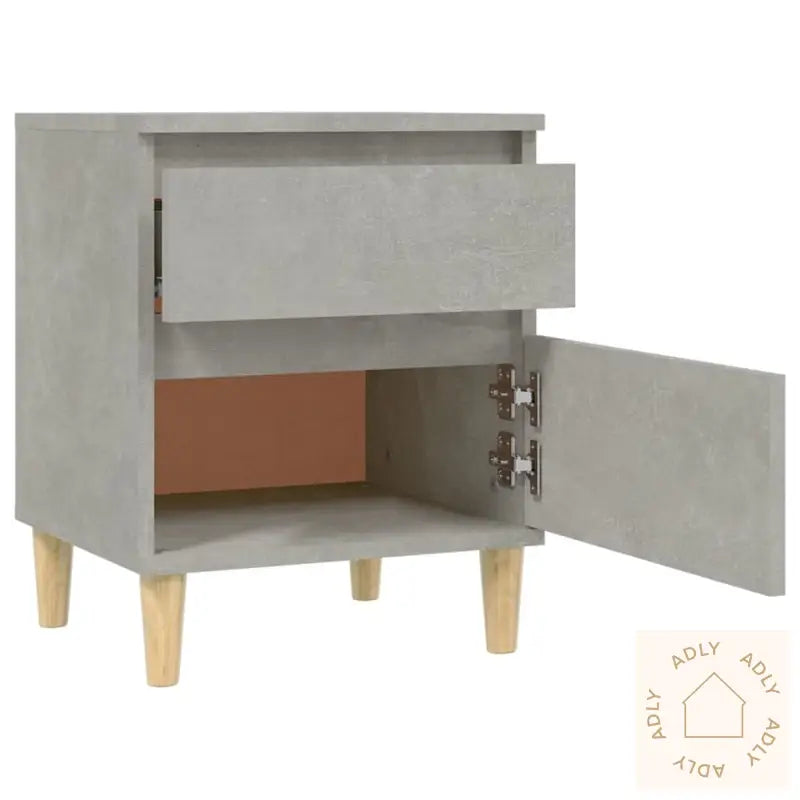 Nattbord Betonggrå 40X35X50 Cm