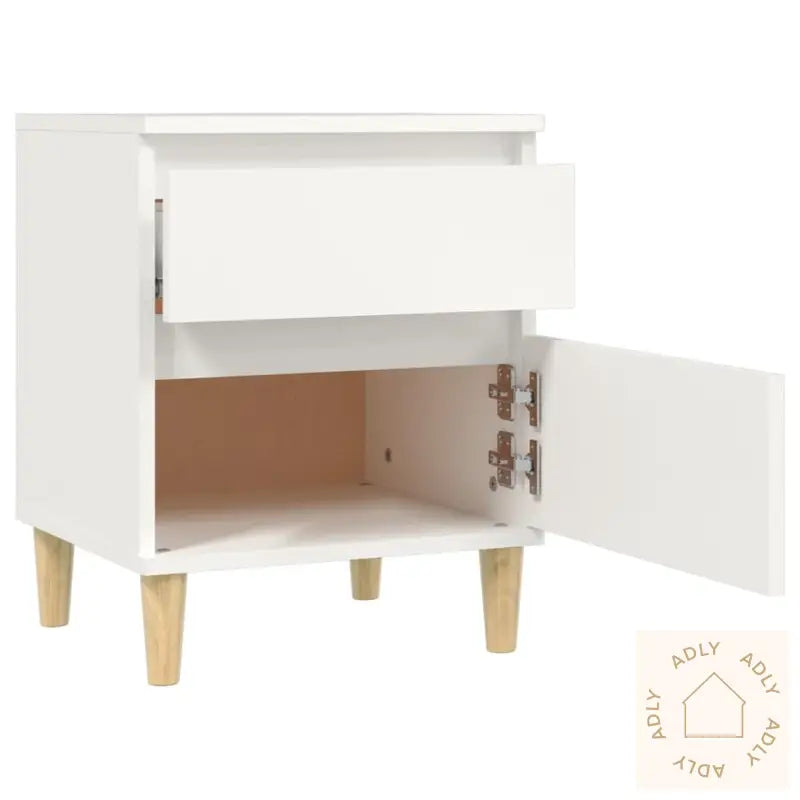 Nattbord 2 Stk Hvit 40X35X50