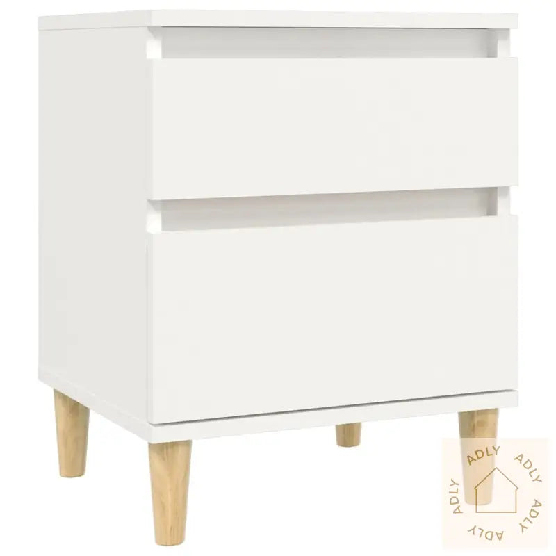 Nattbord 2 Stk Hvit 40X35X50