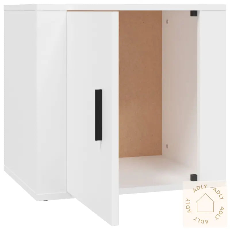 Nattbord 2 Stk Hvit 50X39X47 Cm