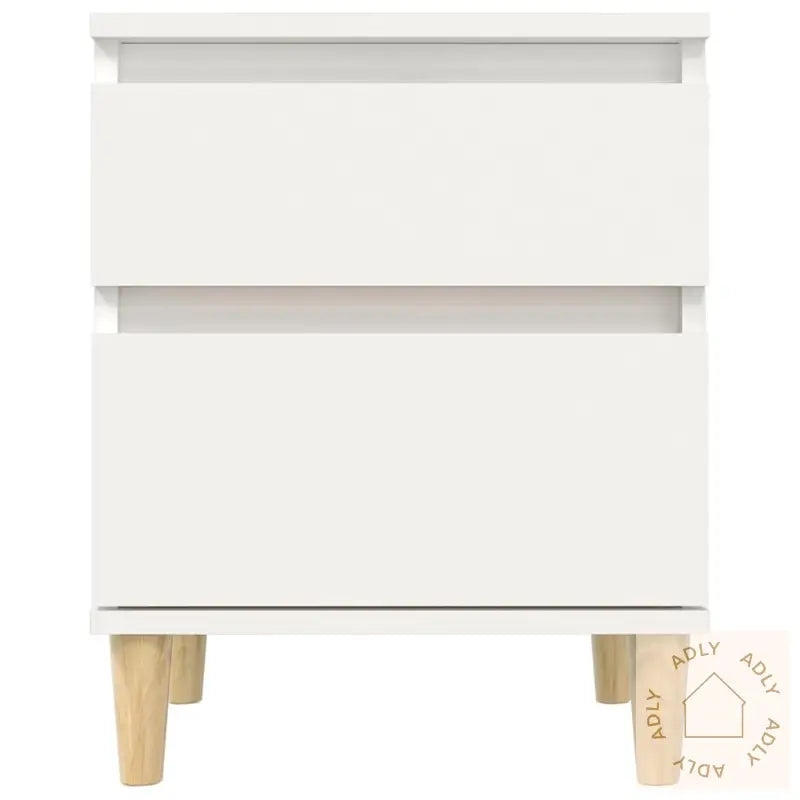 Nattbord 2 Stk Hvit 40X35X50