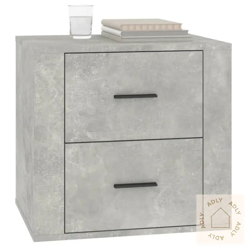 Nattbord Betonggrå 50X39X47 Cm
