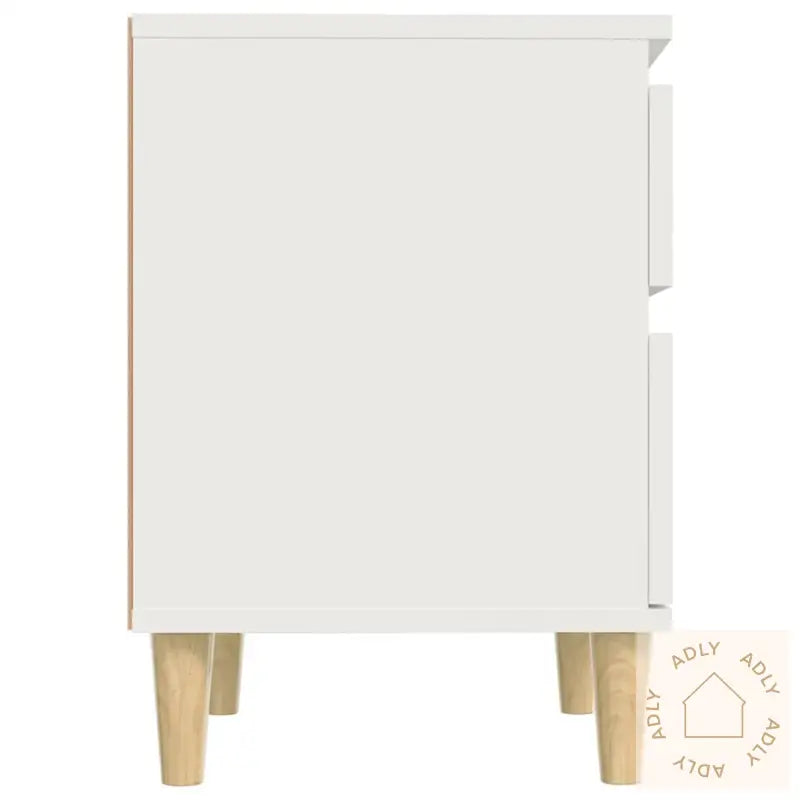 Nattbord 2 Stk Hvit 40X35X50