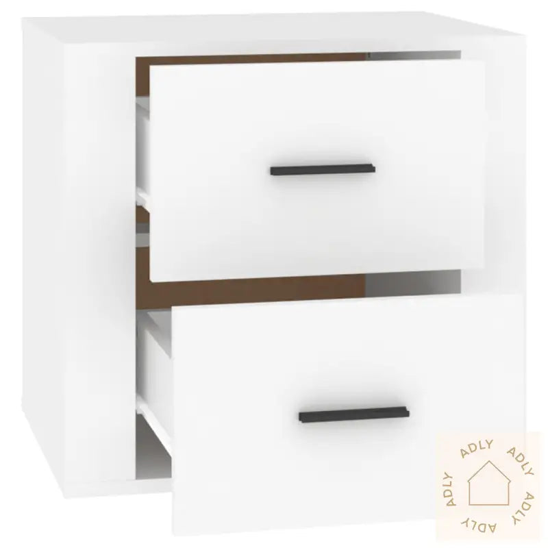 Nattbord Hvit 50X39X47 Cm