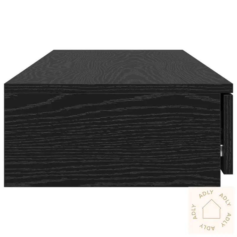 Nattbords Skuffer I Svart 120X36.5X16.5 Cm Konstruert Tre