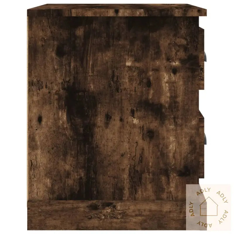 Nattbord Røkt Eik 39X39X47,5 Cm Konstruert Tre