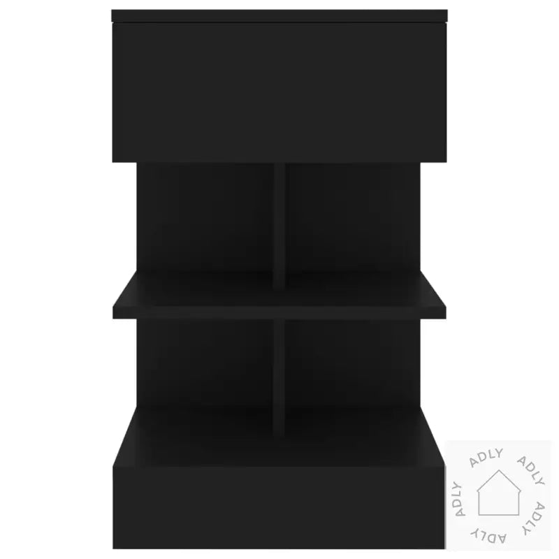Nattbord Svart 40X35X65 Cm Konstruert Tre