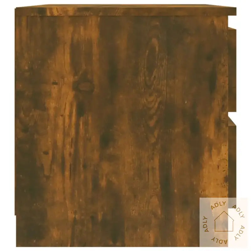 Nattbord 2 Stk Røkt Eik 50X39X43,5 Cm Konstruert Tre