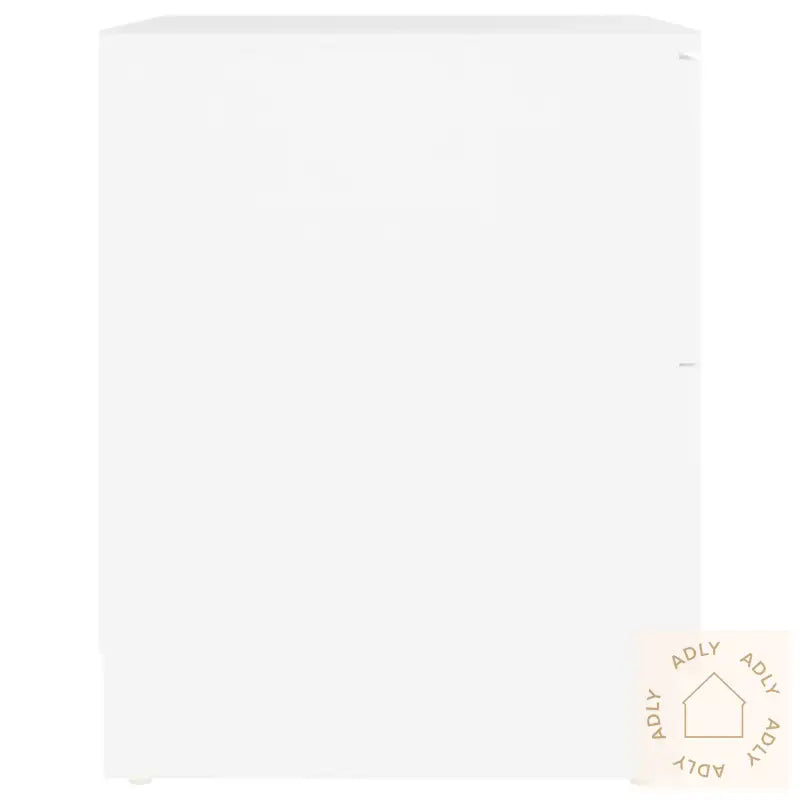 Nattbord 2 Stk Hvit 40X40X50 Cm Konstruert Tre