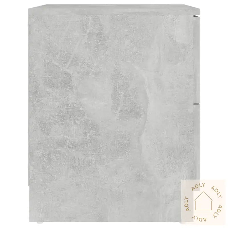 Nattbord Betonggrå 40X40X50 Cm Konstruert Tre