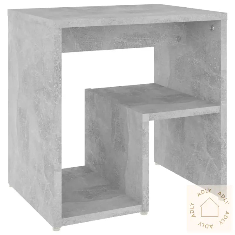 Nattbord 2 Stk Betonggrå 40X30X40 Cm Konstruert Tre