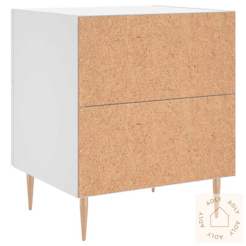 Nattbord Hvit 40X35X47,5 Cm Konstruert Tre