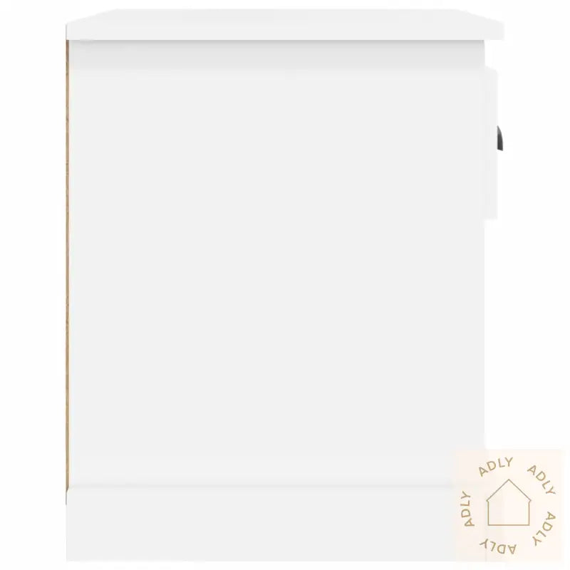 Nattbord 2 Stk Hvit 39X39X47,5 Cm Konstruert Tre