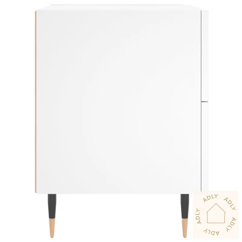 Nattbord Hvit 40X35X47,5 Cm Konstruert Tre