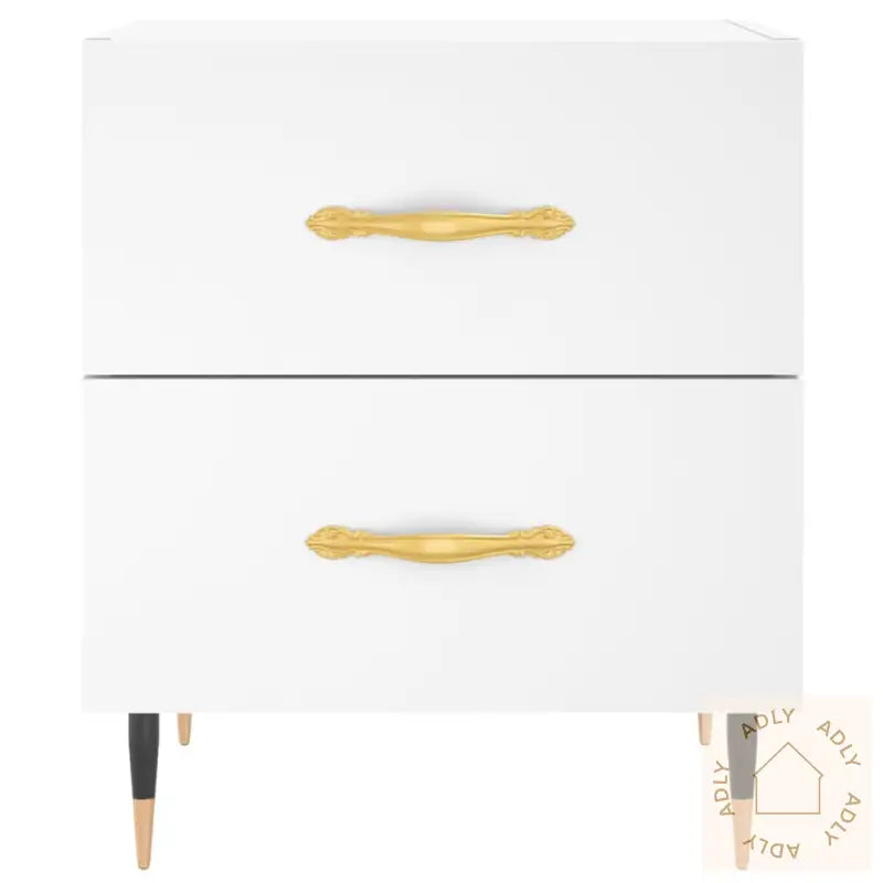 Nattbord Hvit 40X35X47,5 Cm Konstruert Tre