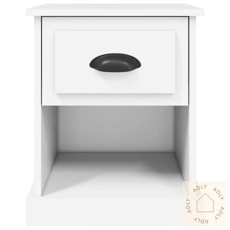 Nattbord 2 Stk Hvit 39X39X47,5 Cm Konstruert Tre