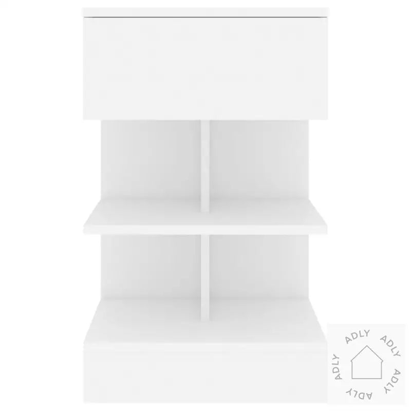 Nattbord Hvit 40X35X65 Cm Konstruert Tre