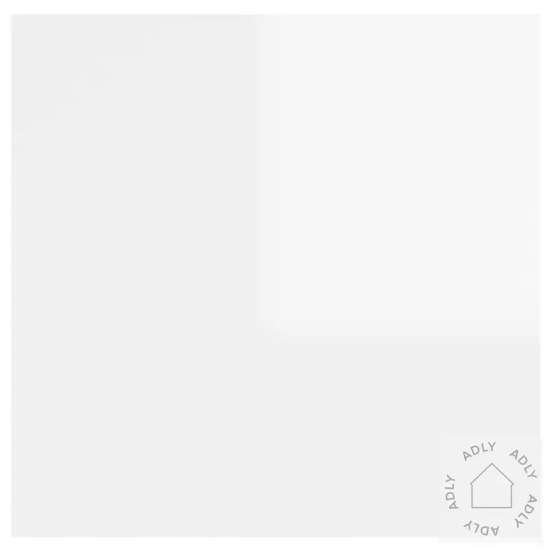 Nattbord Høyglans Hvit 30,5X30X30 Cm Konstruert Tre