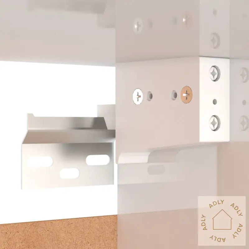 Nattbord 2 Stk Høyglans Hvit 30,5X30X30 Cm Konstruert Tre