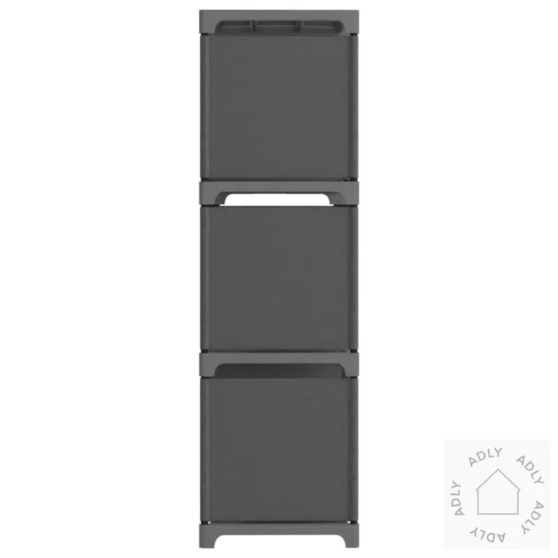 Displayhylle Med 9 Kuber Grå 103X30X107,5 Cm Stoff