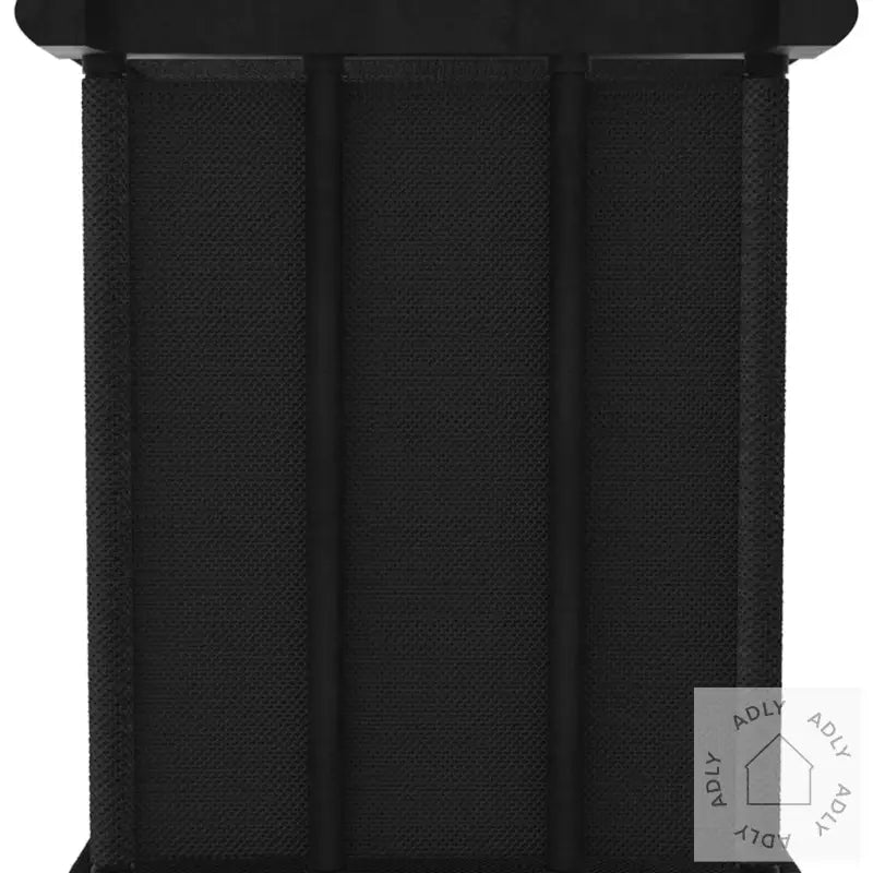 Displayhylle Med 4 Kuber Og Bokser Svart 69X30X72,5 Cm Stoff