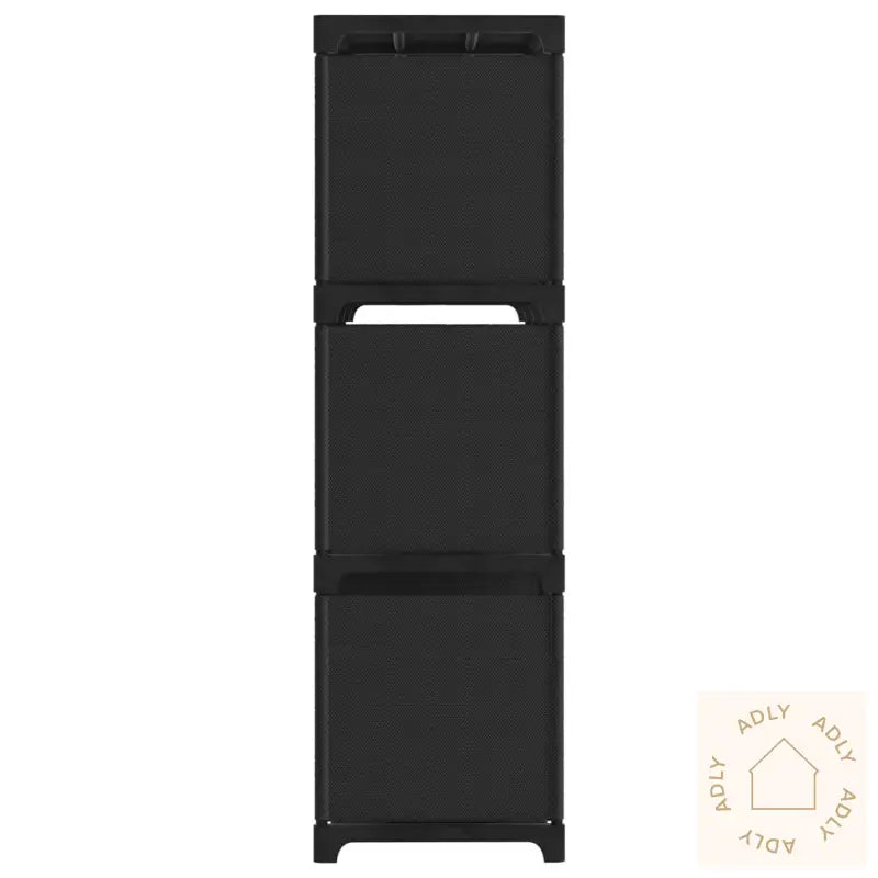 Displayhylle Med 9 Kuber Svart 103X30X107,5 Cm Stoff