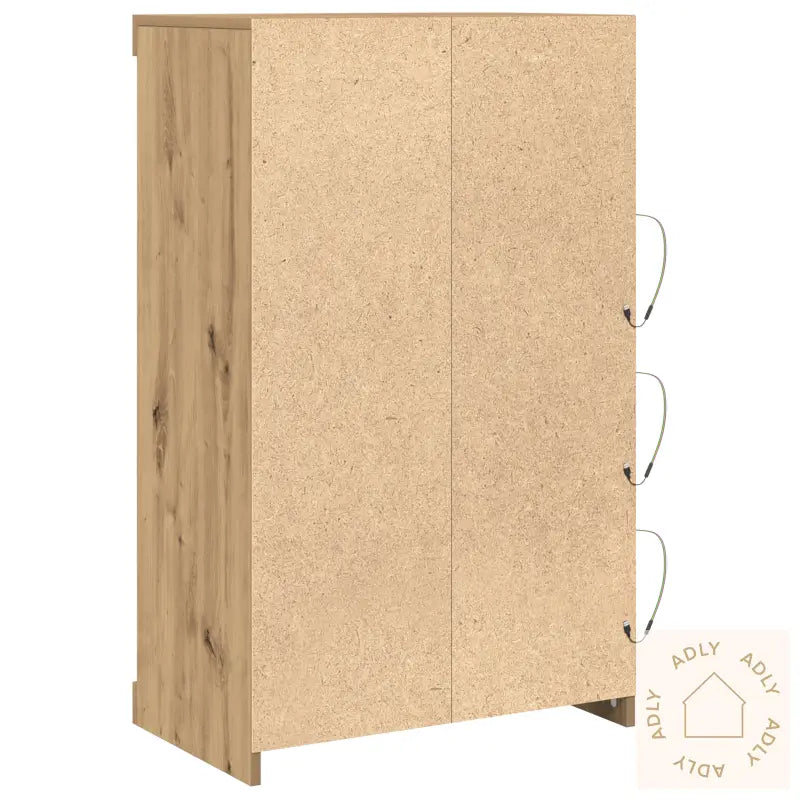 Sideboard Med Led Lys Artisan Eik 60,5X37X100 Cm