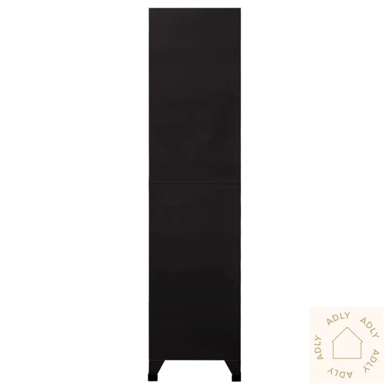Oppbevaringsskap Svart 90X45X180 Cm Stål