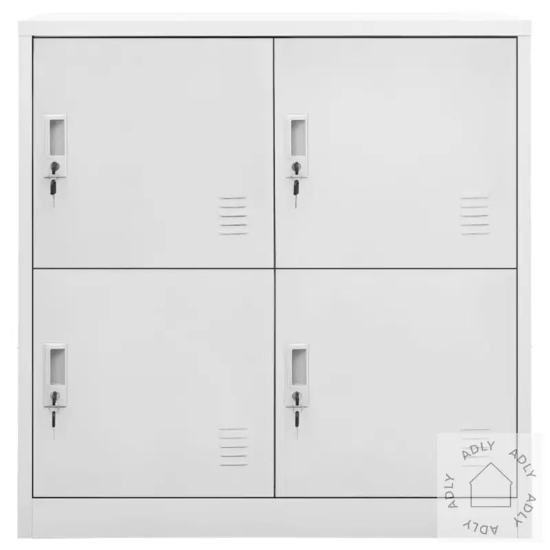 Oppbevaringsskap 5 Stk Lysegrå 90X45X92,5 Cm Stål