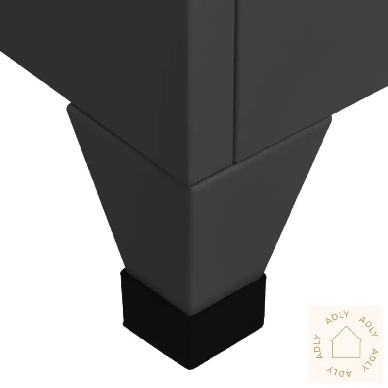 Oppbevaringsskap Antrasitt 90X45X180 Cm Stål