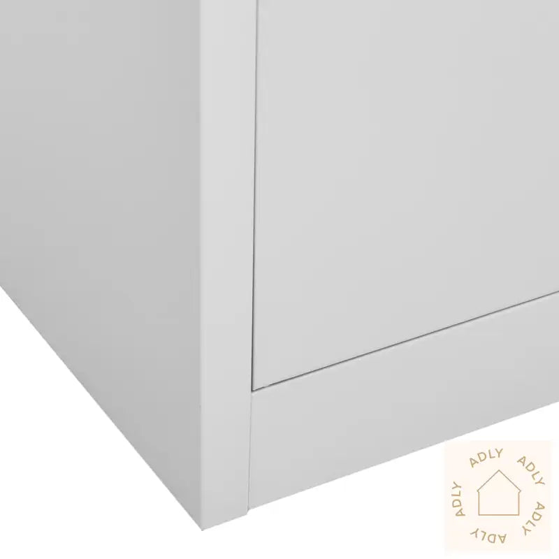 Oppbevaringsskap 5 Stk Lysegrå 90X45X92,5 Cm Stål