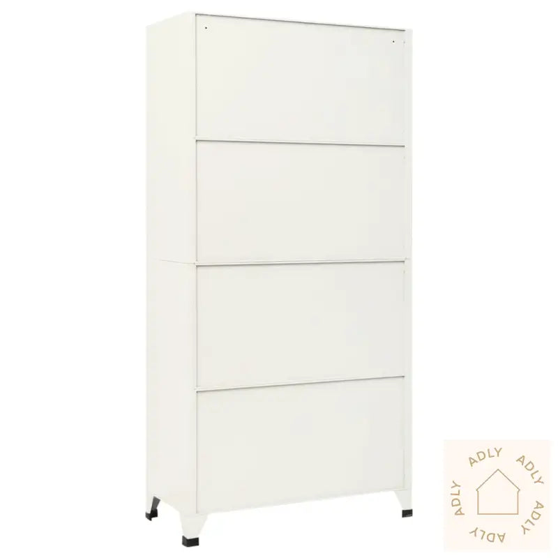 Oppbevaringsskap Grå Og Blå 90X45X180 Cm Stål
