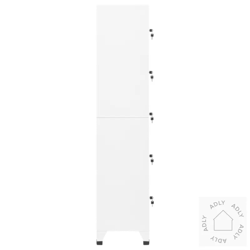 Oppbevaringsskap Hvit 38X40X180 Cm Stål