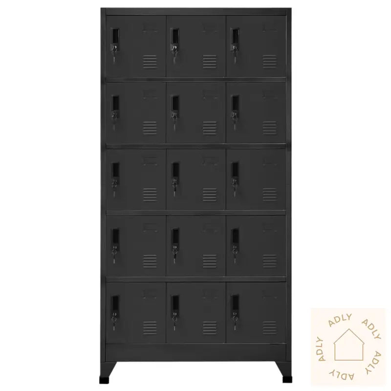 Oppbevaringsskap Antrasitt 90X40X180 Cm Stål