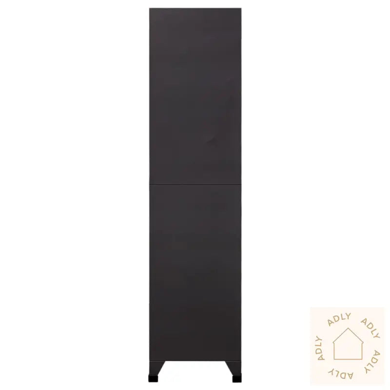 Oppbevaringsskap Antrasitt Og Rød 90X45X180 Cm Stål