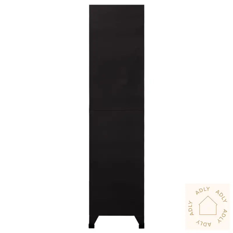 Oppbevaringsskap Svart 90X40X180 Cm Stål