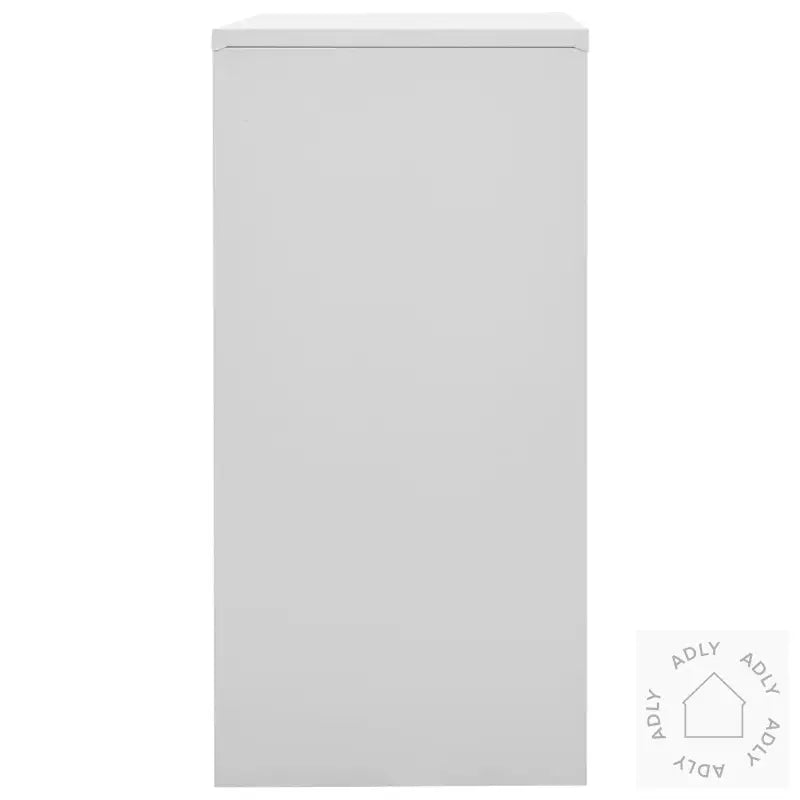 Oppbevaringsskap 5 Stk Lysegrå Og Rød 90X45X92,5 Cm Stål