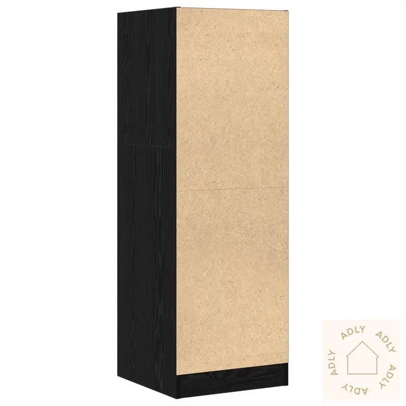 Apothecary Cabinet Svart Eik 40X41X118 Cm Konstruert Tre