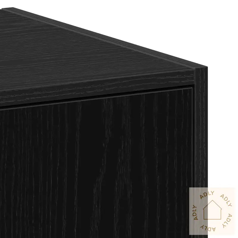 Apothecary Cabinet Svart Eik 40X41X118 Cm Konstruert Tre